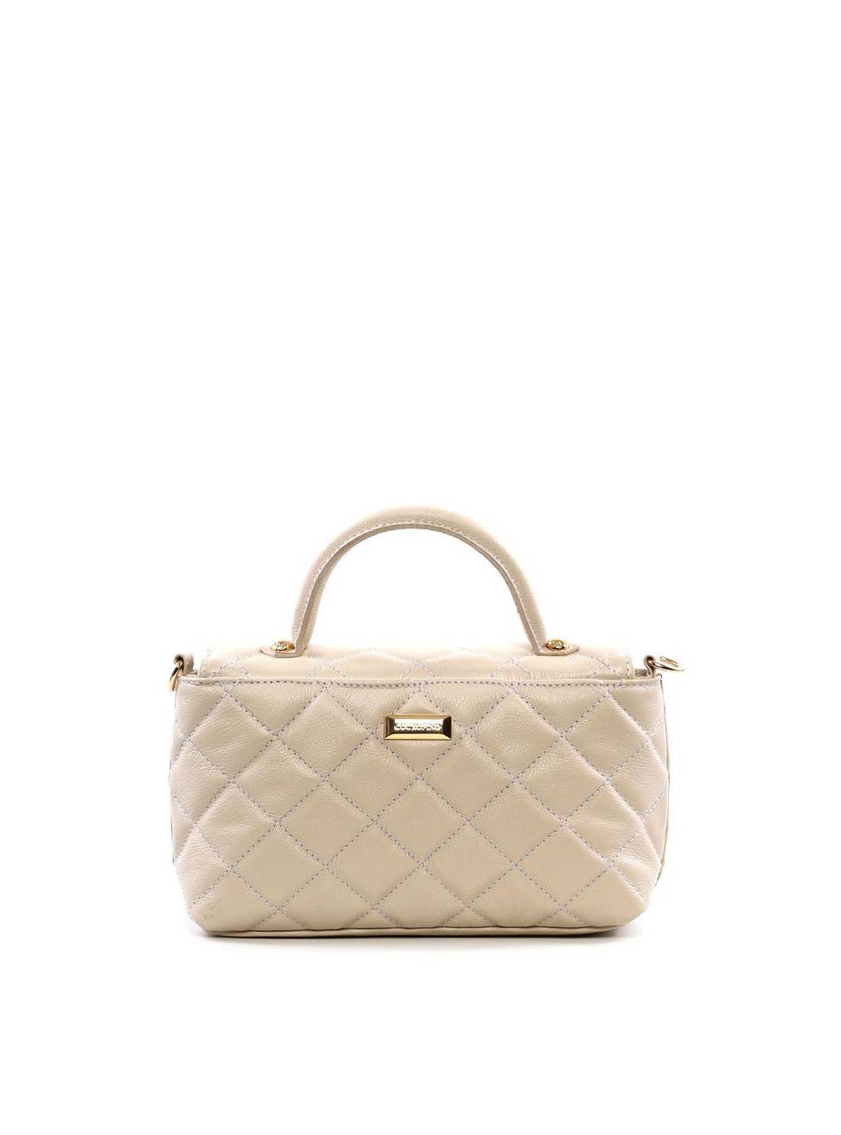 Bolsa Satchel Pequena com Matelassê e Fecho Giratório BSI-6505 - FE