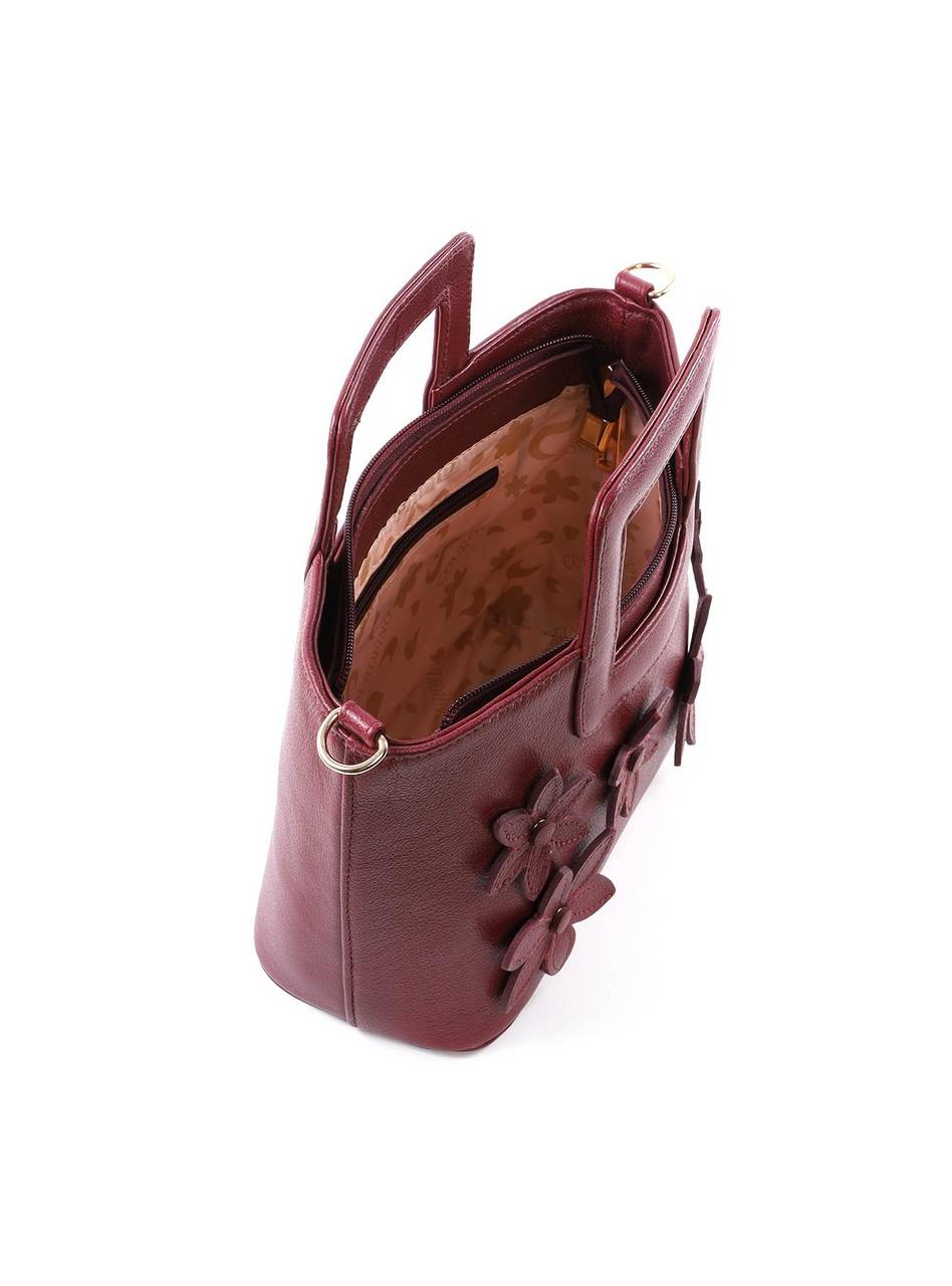 Bolsa Tote Média com Aplicação de Flores BSI-6487 - VI