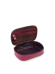 Necessaire Quadrada com Alça de Mão - Vinho NSI-158 - VI