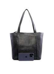 Bolsa Shopper Clássica com Costura - Preta BSI-6439 - PR