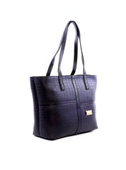 Bolsa Shopper Tiracolo Detalhes Tiras Zíper Puxador Preta BSI-5889 - PR