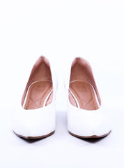 Sandália Scarpin Salto Bloco e Bico Fino - Branco SDI-11608 - BR