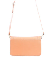 Bolsa Satchel Retangular Transversal - Nude BSI-6051 - NU