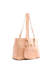 Bolsa Shopper Grande com Porta Moedas - Nude BSI-6393 - NU