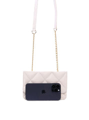 Bolsa Satchel Pequena Transversal com Matelassê BSI-6522 - FE