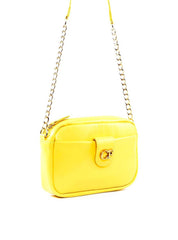 Bolsa Tote Pequena com Alça de Corrente - Amarela BSI-6328 - AM