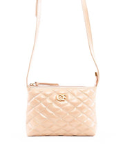 Bolsa Transversal Matelassê Pequena - Nude BSI-6319 - NU