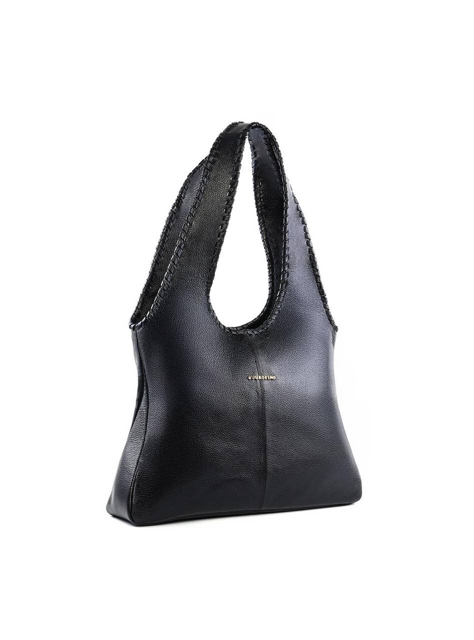 Bolsa Hobo Estilo Whipstitch - Preta BSI-6406 - PR