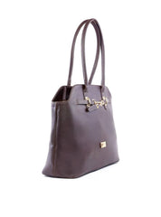 Bolsa com Detalhe de Cinto e Ilhós Frontal - Cacau BSI-6187 - CA
