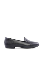 Mocassim Liso com Detalhe de Nervura - Preta SP - 12196 - PR