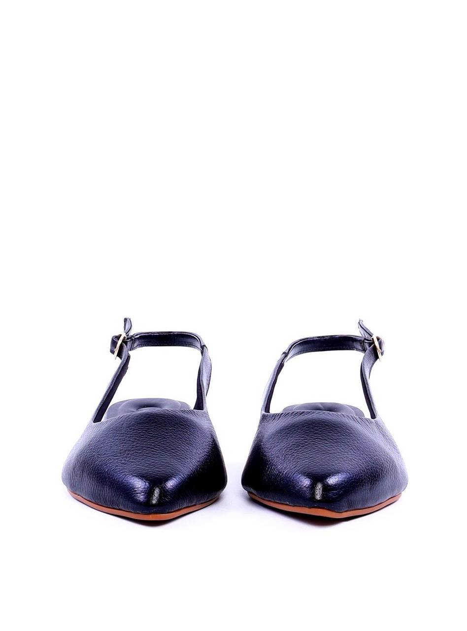 Sapatilha Slingback Lisa de Bico Fino - Preta SDI-11993 - PR