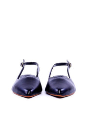 Sapatilha Slingback Lisa de Bico Fino - Preta SDI-11993 - PR