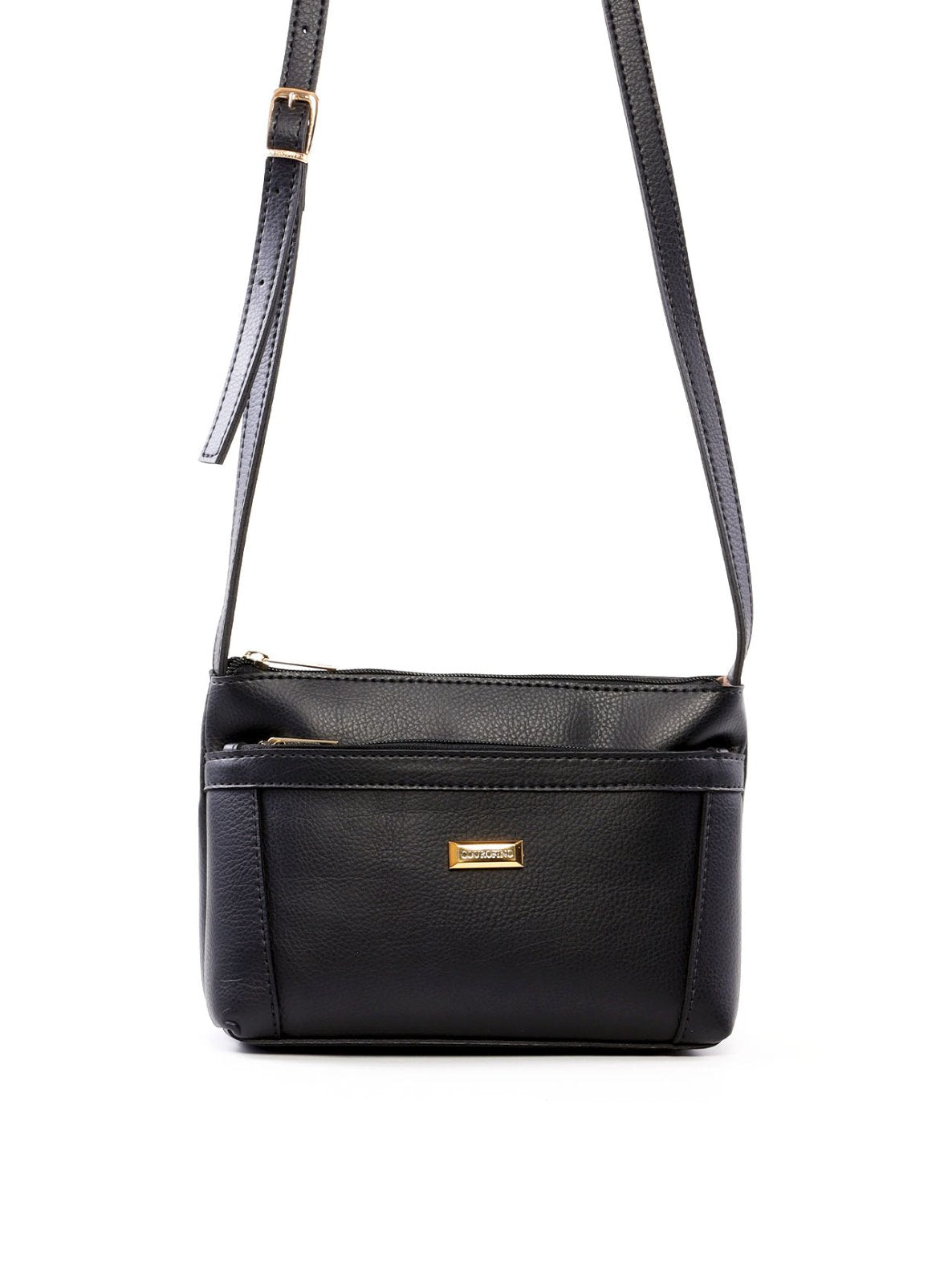 Bolsa Clutch Transversal Pequena Preta BSI-5828 - PR