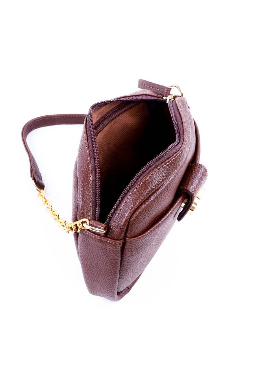 Bolsa Tote Pequena com Alça de Corrente - Cacau BSI-6328 - CA