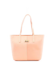 Bolsa Tote Tiracolo com Texturas - Nude BSI-5972 - NU