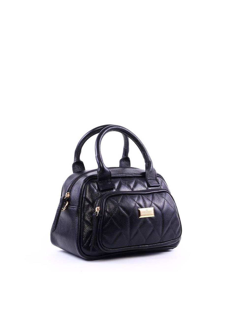 Bolsa Tote em Matelassê com Alça Dupla - Preta BSI-6367 - PR