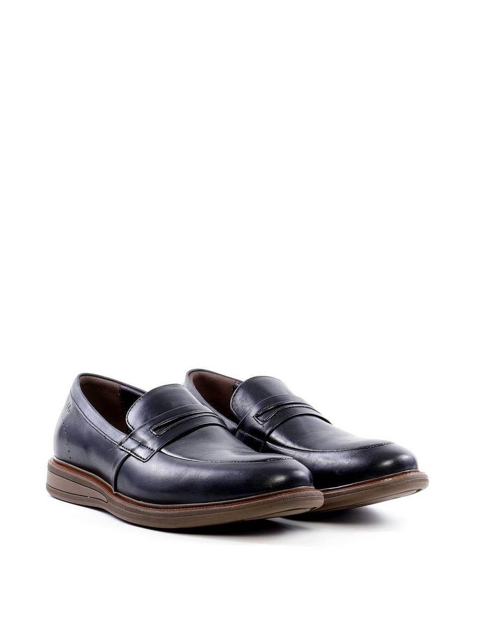 Mocassim Masculino Democrata com Tira Frontal - Preto SP-12100 - PR