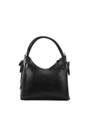 Bolsa Tote Grande Enfeite Laços Laterais Alça Dupla - Preta BSI-6375 - PR