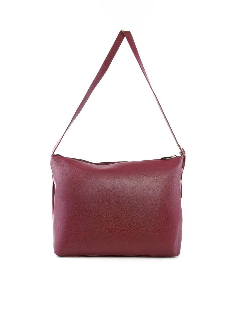 Bolsa Hobo Tiracolo com Passadores - Vinho BSI-5939 - VI
