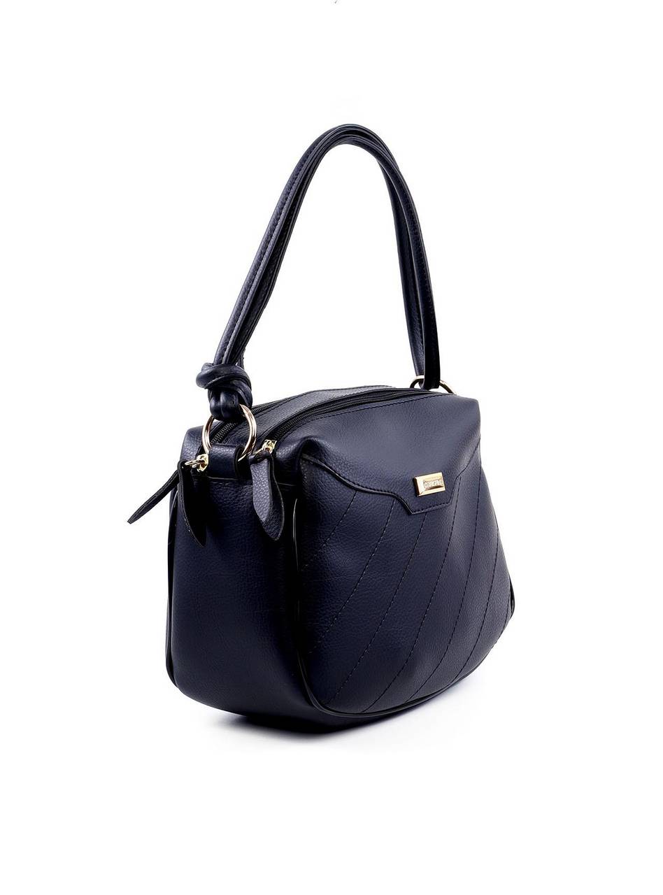Bolsa Tote Transversal com Alça Dupla - Preta BSI-6132 - PR