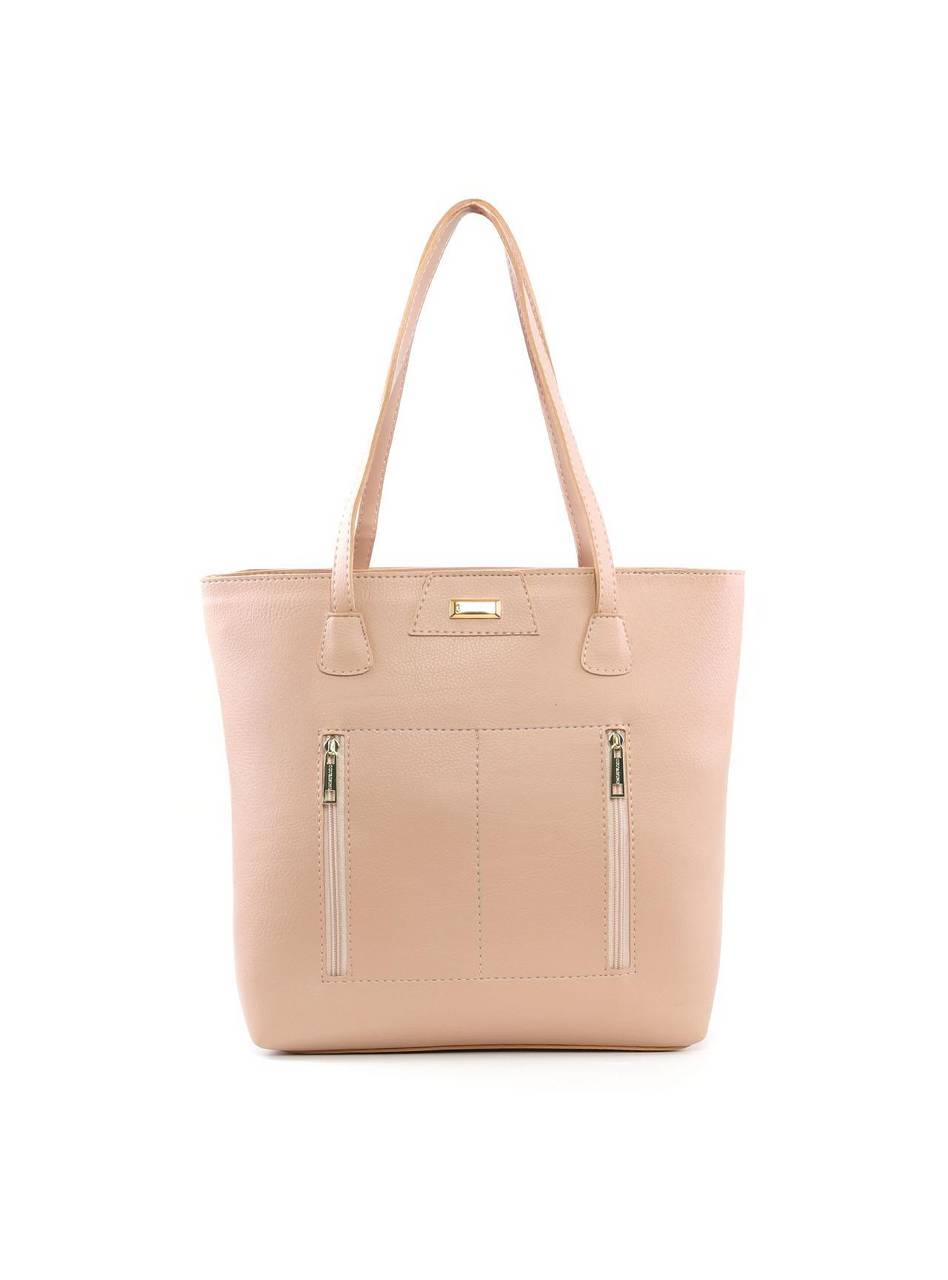 Bolsa Shopper com Detalhe de Costura - Nude BSI-6412 - NU