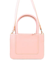 Bolsa Tiracolo Quadrada com Costuras Laterais - Nude BSI-6005 - NU