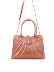 Bolsa Tote Detalhe Costura Frontal Alça Dupla - Nude BSI-6379 - NU