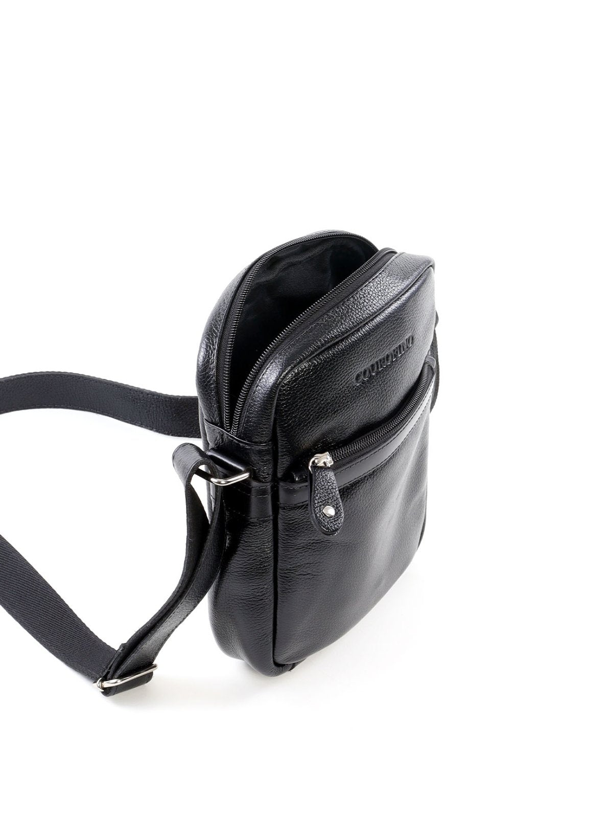Bolsa Tiracolo Unissex com Bolso Frontal BSI-6515 - PR