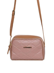 Bolsa Clutch Transversal Pequena - Nude BSI-5469 - NU