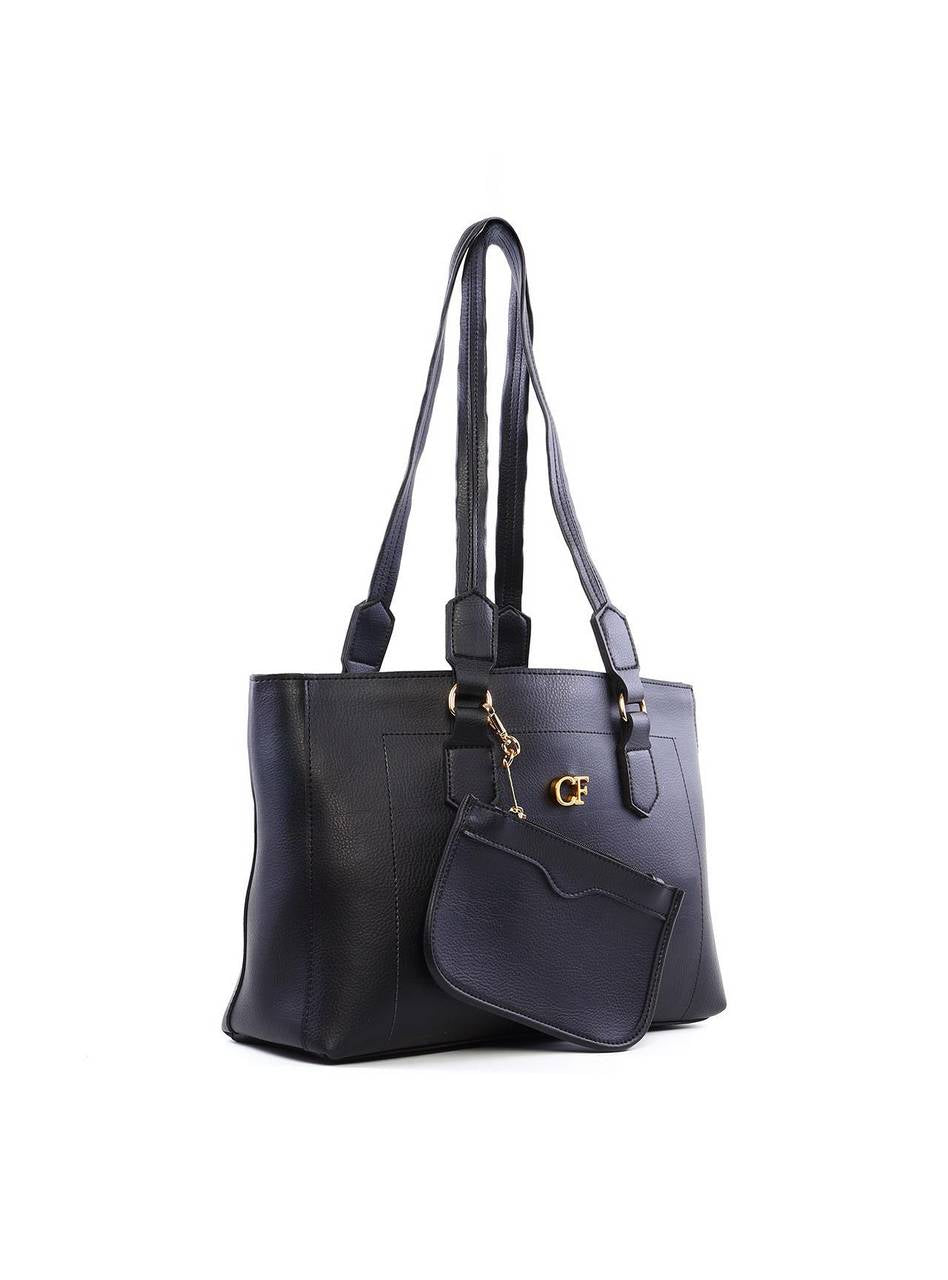 Bolsa Shopper Grande com Porta Moedas - Preta BSI-6393 - PR