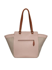 Bolsa Tote Grande Tiracolo Detalhe Barbicacho Rosa BSI-5973 - RS