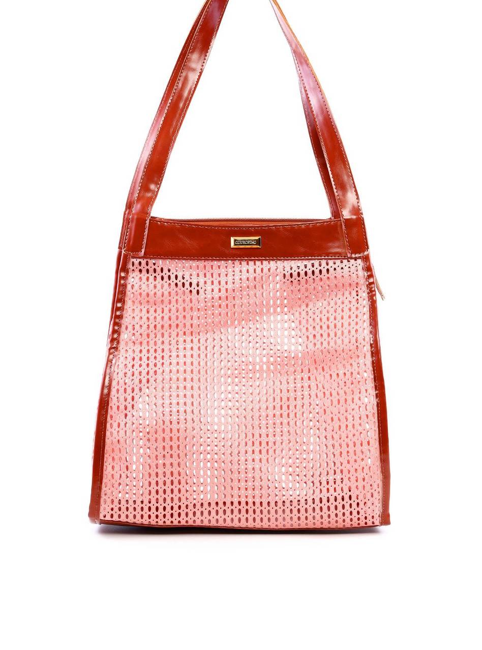 Bolsa Shopper Praiana de Tela - Rosa BSI-6304 - RS