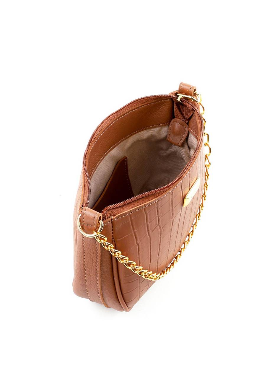 Bolsa Hobo Pequena com Alça Dupla - Castor BSI-6433 - CS