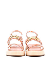 Papete Palha com Enfeite Bridão - Nude SDI-11886 - NU