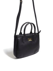 Bolsa Tote de Mão Média Transversal Preta BSI-5845 - PR