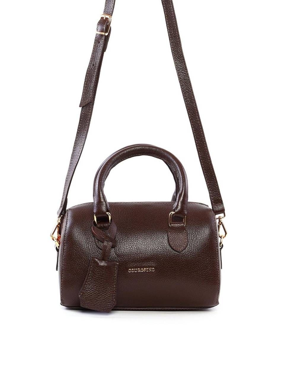 Bolsa Baú com Alça Dupla e Charm - Cacau BSI-6059 - CA