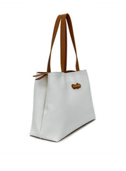 Bolsa Shopper Média Tiracolo Lisa Branca BSI-5099 - BR