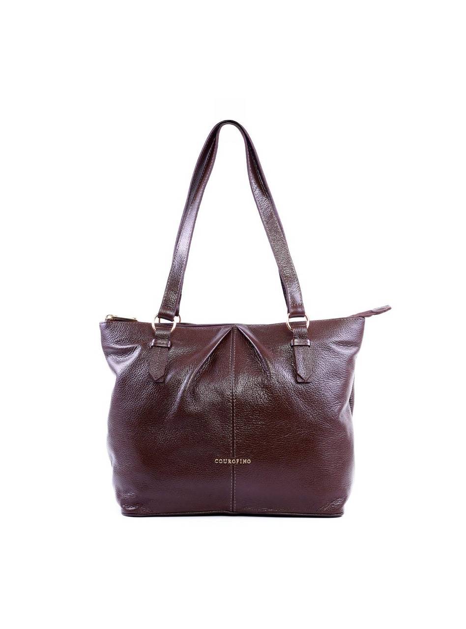 Bolsa Shopper em com Drapeado - Cacau BSI-6349 - CA