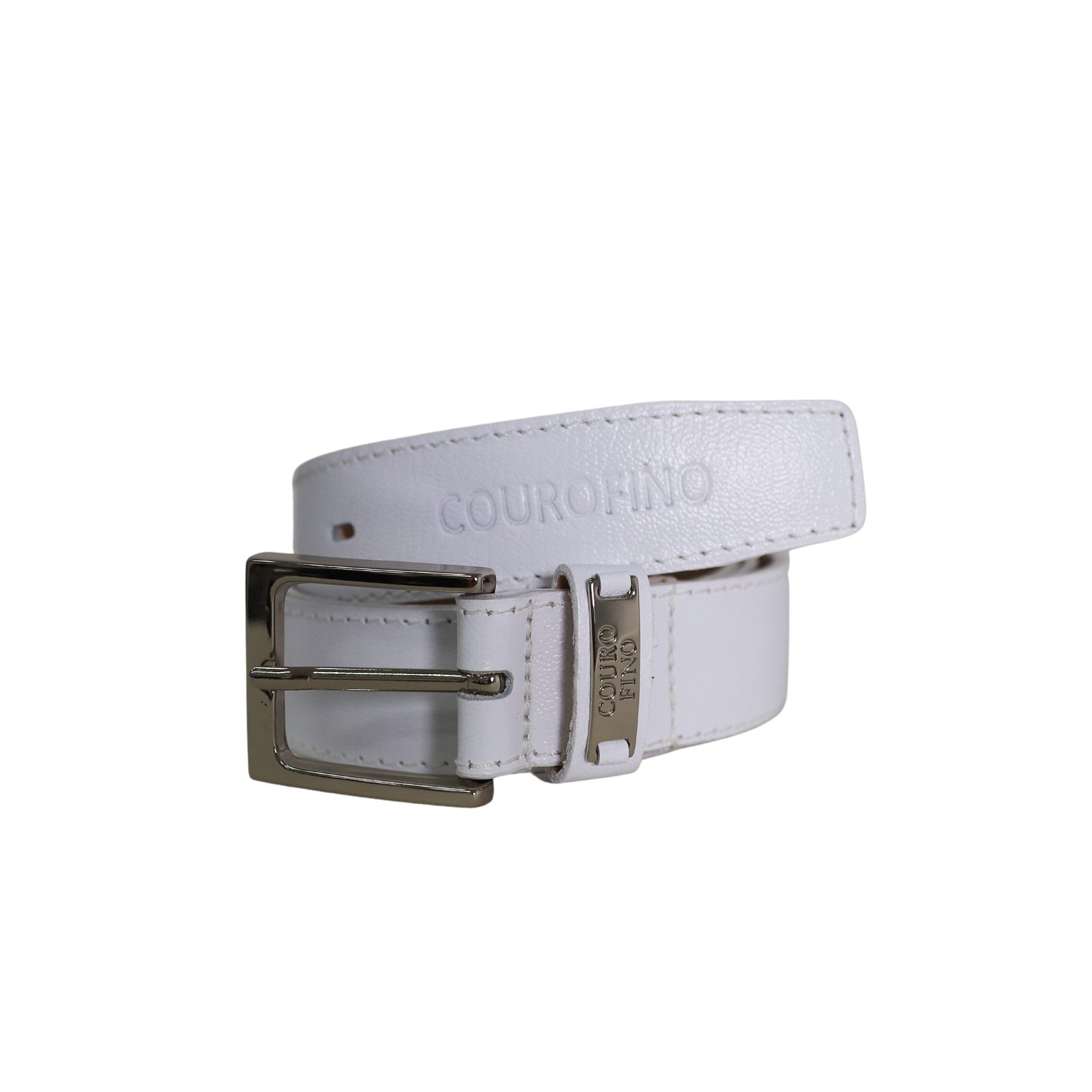 Cinto Masculino Social Couro Branco CTI-923 - BR