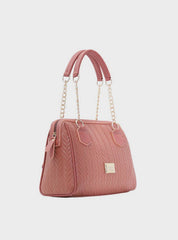 Bolsa Baú Média Corrente Matelassê Nude BSI-5682 - NU
