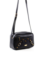 Bolsa bag Transversal Fivelas Preta BSI-5784 - PR