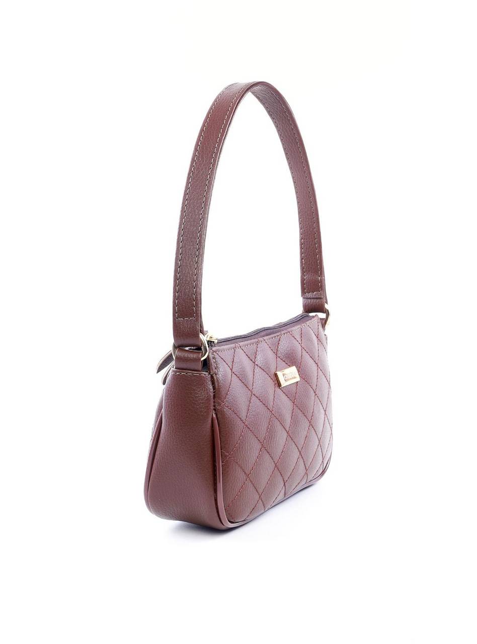 Bolsa Clutch Tiracoloco Metalasse Frente e Verso - Cacau BSI-5890 - CA