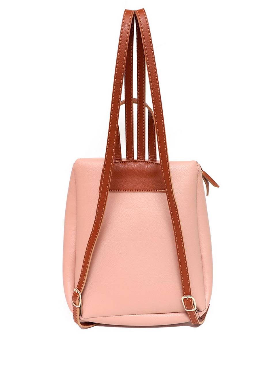 Mochila Casual Bolso Externo Frontal Nude MEI-398 - NU