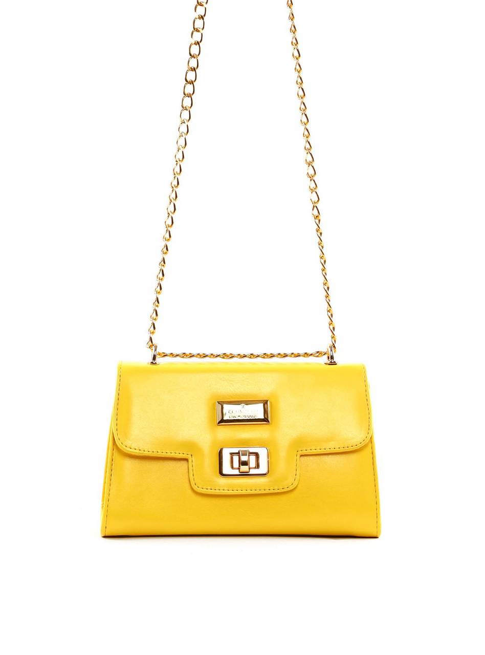 Bolsa Clutch Corrente Pequena - Amarela BSI-5544 - AM