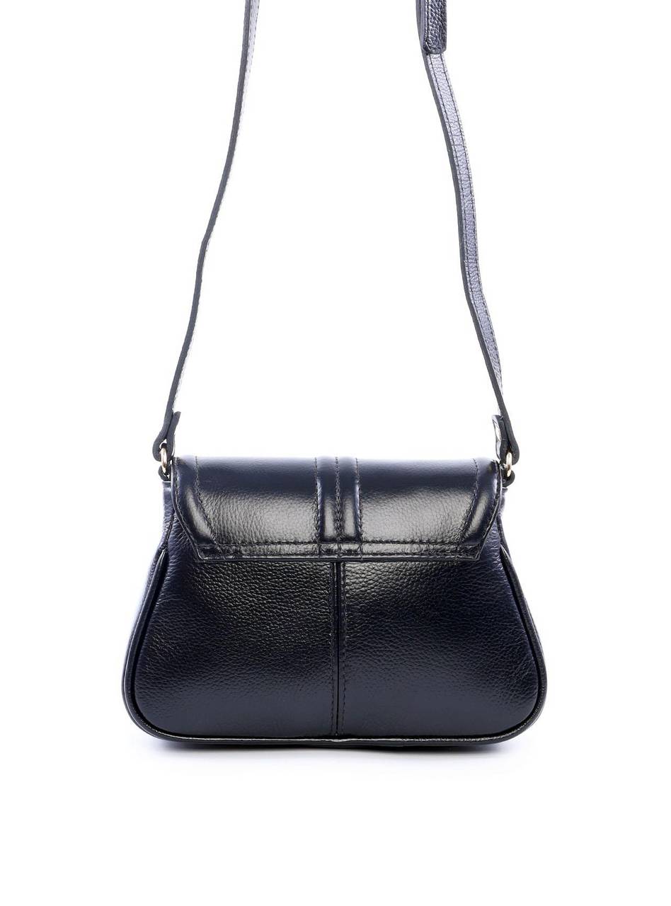 Bolsa Saddle Transversal Drapeada - Preta BSI-6089 - PR