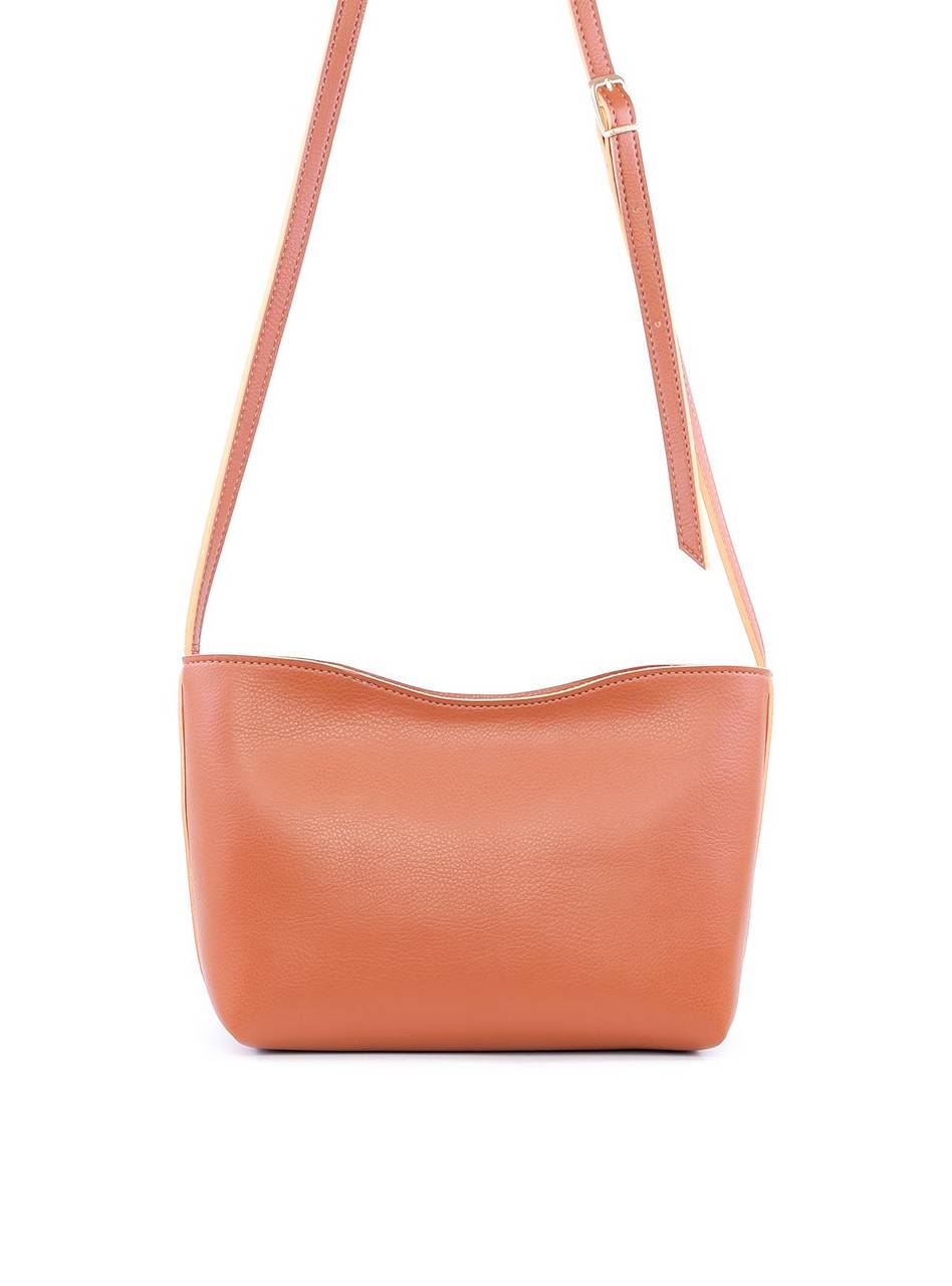 Bolsa Tote Transversal com Borda Ondulada - Castor BSI-6149 - CS