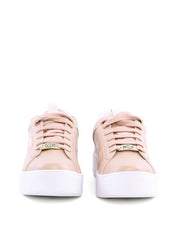 Tênis Feminino Casual em Sintético - Nude SP- 11850 - FE