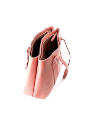 Bolsa Shopper Grande Couro Divisórias Nude BSI-5686 - NU