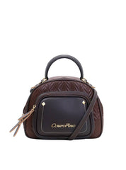 Bolsa Tote Média Transversal Zíper Frontal Cacau BSI-5684 - CA