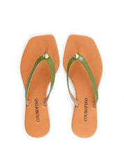 Rasteira de Dedo com Tiras Finas - Verde SDI-12071 - VD